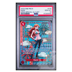 One Piece Card Nami OP01-016 Special Art OP05 English - PSA 10 GEM MT - Image 1