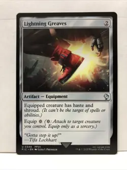 MTG Lightning Greaves Magic: The Gathering Commander: Final Fantasy #0349 - Image 1