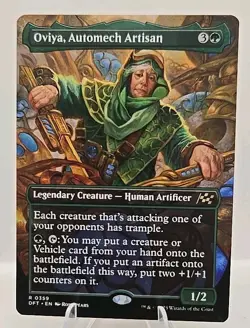 Oviya, Automech Artisan (Borderless) MTG Aetherdrift Regular - Image 1