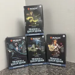 Magic the Gathering: Murders at Karlov Manor Commander Decks[Set of 4] - Image 1