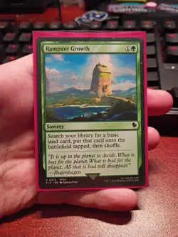 NM Rampant Growth, MTG, Final Fantasy Commander, Magic the Gathering, 313 - Image 1