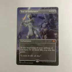 1xMTG Test of Endurance (Borderless) Dominaria Remastered-LP - Image 1