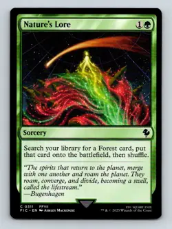 #311 Nature's Lore 2025 Final Fantasy Commander Common - Image 1