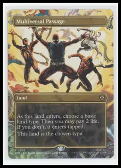 MTG Multiversal Passage Borderless Regular Marvel Spider-Man 2025 - Image 1