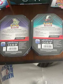 sealed pokemon lot etb,booster bundle,2 tins,mystery box - Image 3