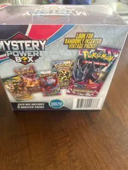 sealed pokemon lot etb,booster bundle,2 tins,mystery box - Image 5