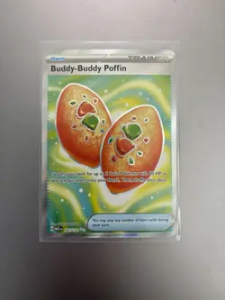 Pokemon TCG - Mega Evolution - Buddy-Buddy Poffin #167/132 - Near Mint - Image 1