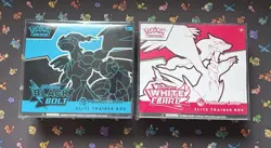 Pokemon Center Black Bolt And White Flare ETBs Set Of 2 Sealed -With Protectors! - Image 1