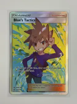 Pokemon TCG Blue’s Tactics (Full Art) 231/236 Unified Minds Holo NM - Image 1