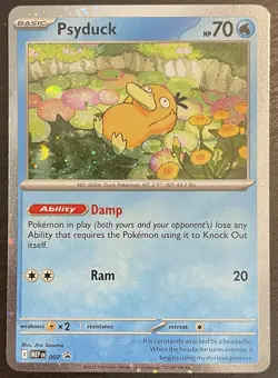 Psyduck MEP 007 Mega Evolution Pokemon Blister Promo Pokemon - Image 1