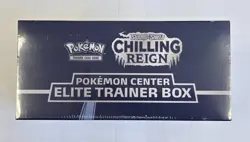 Pokemon TCG Sealed Chilling Reign Pokemon Center Elite Trainer Box ETB - Image 3