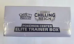 Pokemon TCG Sealed Chilling Reign Pokemon Center Elite Trainer Box ETB - Image 4