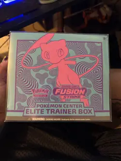 Pokemon Sword & Shield Fusion Strike ETB Sealed Pokemon Center W/ Soft Protector - Image 1