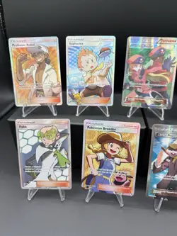 Full Art Trainer XY/Sun & Moon Era Lot Of 9 LP-MP Battle Reporter Pokemon Ranger - Image 2