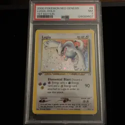 2000 Pokemon Lugia-Halo [1st Edition] #9/111 PSA 7 Neo Genesis - Image 1