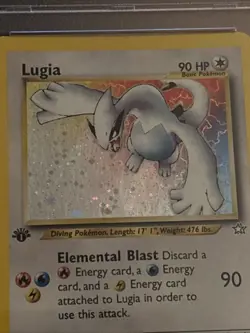 2000 Pokemon Lugia-Halo [1st Edition] #9/111 PSA 7 Neo Genesis - Image 4