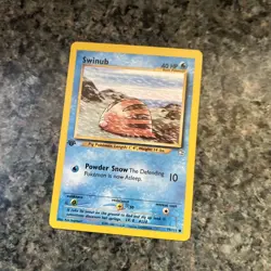 1st Edition Swinub 79/111 Neo Genesis Pokemon Common 2000 NM-Mint p5 - Image 1