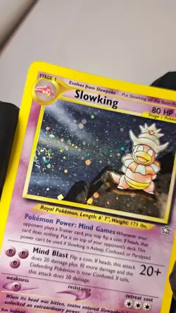 Slowking Pokemon Neo Genesis - 14/111 - Holo Rare - Unlimited Edition - LP - Image 4