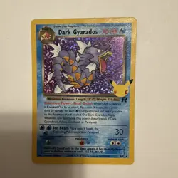 Pokemon TCG ~ Dark Gyarados Holo Rare [Celebrations: Classic Collection 8/82] NM - Image 1