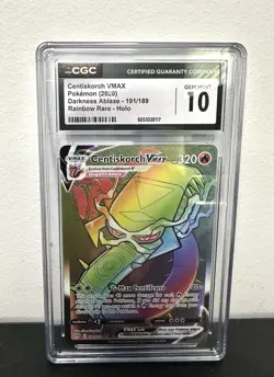CGC 10 Centiskorch VMAX Rainbow 080/070 HR Explosive Walker Pokemon - Image 1