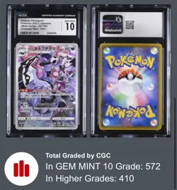 CGC 10 Gem Mint Galarian Obstagoon Character Rare Pokemon Japanese VMAX Climax - Image 3