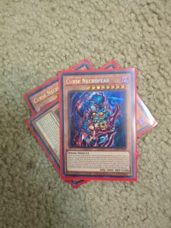 Yugioh Curse Necrofear Secret Rare LDS3-en009 Nm - Image 1