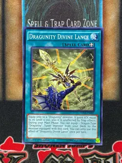 Yugioh Dragunity Divine Lance SECE-EN062 Common 1st Ed NM - Image 1