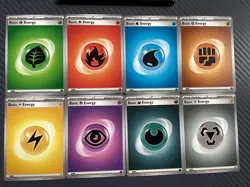 Full Set Of Energy Cards Shrouded Fable MINT Condition - Image 1