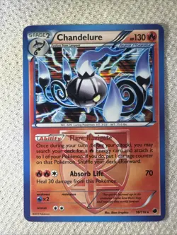 Chandelure 16/116 Plasma Freeze Holo 2013 Rare Pokemon Card Near Mint - Image 1