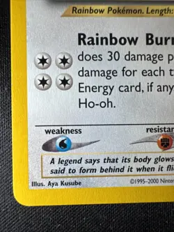 Ho-oh 18/64 Neo Revelation Regular 2000 Vintage Pokemon Card Excellent Nm/Lp - Image 5