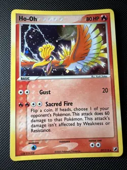 Ho-Oh Cosmos Holo 27/115 Deck Exclusives 2005 Rare Pokemon Card NM - Image 3