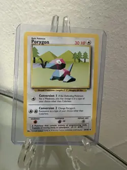 Pokemon TCG Porygon Base Set, Unlimited Uncommon Card 39/102 LP - Image 1