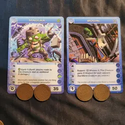Chaotic Cards Maglax 14/232 & BODAL 5/232 1st Edition Uncommon - Image 1