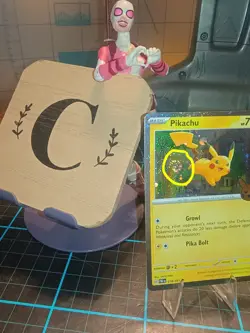 Pikachu Cosmos Holo Perfect Fart Swirl 2024 Trick or Trade 018/091 Pokemon Card - Image 1