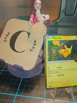 Pikachu Cosmos Holo Perfect Fart Swirl 2024 Trick or Trade 018/091 Pokemon Card - Image 2