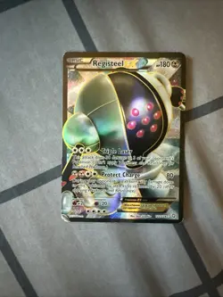 Pokemon TCG Registeel-EX Dragon Exalted Holo Card 122/124 Full Art Ultra Rare - Image 1