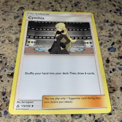 POKEMON Cynthia 119/156 Ultra Prism - TCG CARD TRADING - Image 1