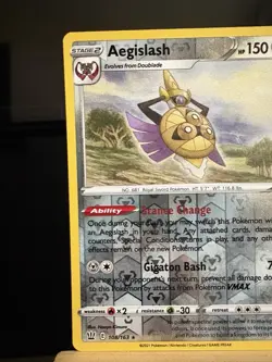AEGISLASH - 108/163 Battle Styles NM - Reverse Holo Rare - Pokemon TCG Card - Image 2