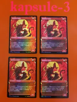 4x Spitfire Lagac | FOIL Showcase | Zendikar Rising | MTG Magic Cards - Image 1