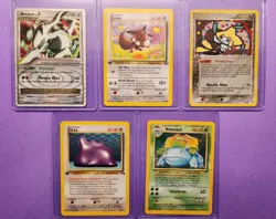 Pokemon Card -SET 5 - Lot - Collection - Arceus X - Venusaur - Eevee 1st Edition - Image 1