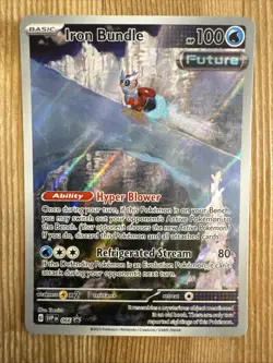 Iron Bundle SVP066 SVP 066- Scarlet & Violet Promo Ultra Rare Holo Card NM - Image 1