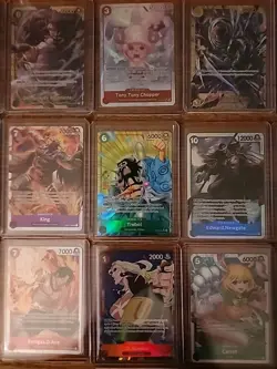 One Piece Card Game Lot (32 Cards) Luffy, Sabo, Portgas D. Ace Nami Etc - Image 4