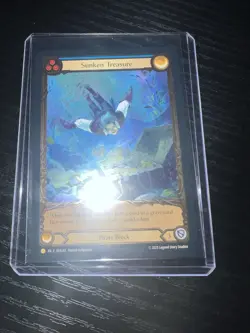 Flesh and Blood FAB Sunken Treasure (Treasure) NM 1st EditionCold Foil High Seas - Image 1