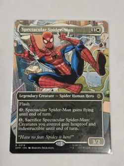 🔥 Spectacular Spider-Man - Extended Art NM Eng MTG - Marvel's Spider-Man! NM/M! - Image 1