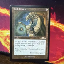 MTG Null Brooch x1 Exodus, Magic the Gathering - Image 1