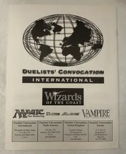 Duelists' Convocation International Official Tournament Rules - October 1995 - Image 2