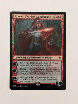 Rowan, Fearless Sparkmage Throne of Eldraine Foil Magic the Gathering MTG - Image 1