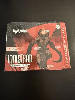 Innistrad Remastered Collector Booster Box MTG, 12 Packs, New Sealed - Image 1