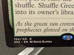 Green Sun's Zenith Double Masters 2022 Regular - Image 2