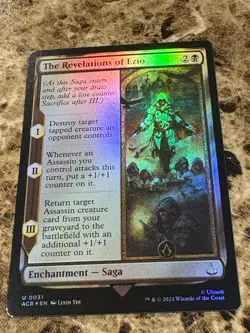 THE REVELATIONS OF EZIO Magic MTG Assassin's Creed Foil - Image 1